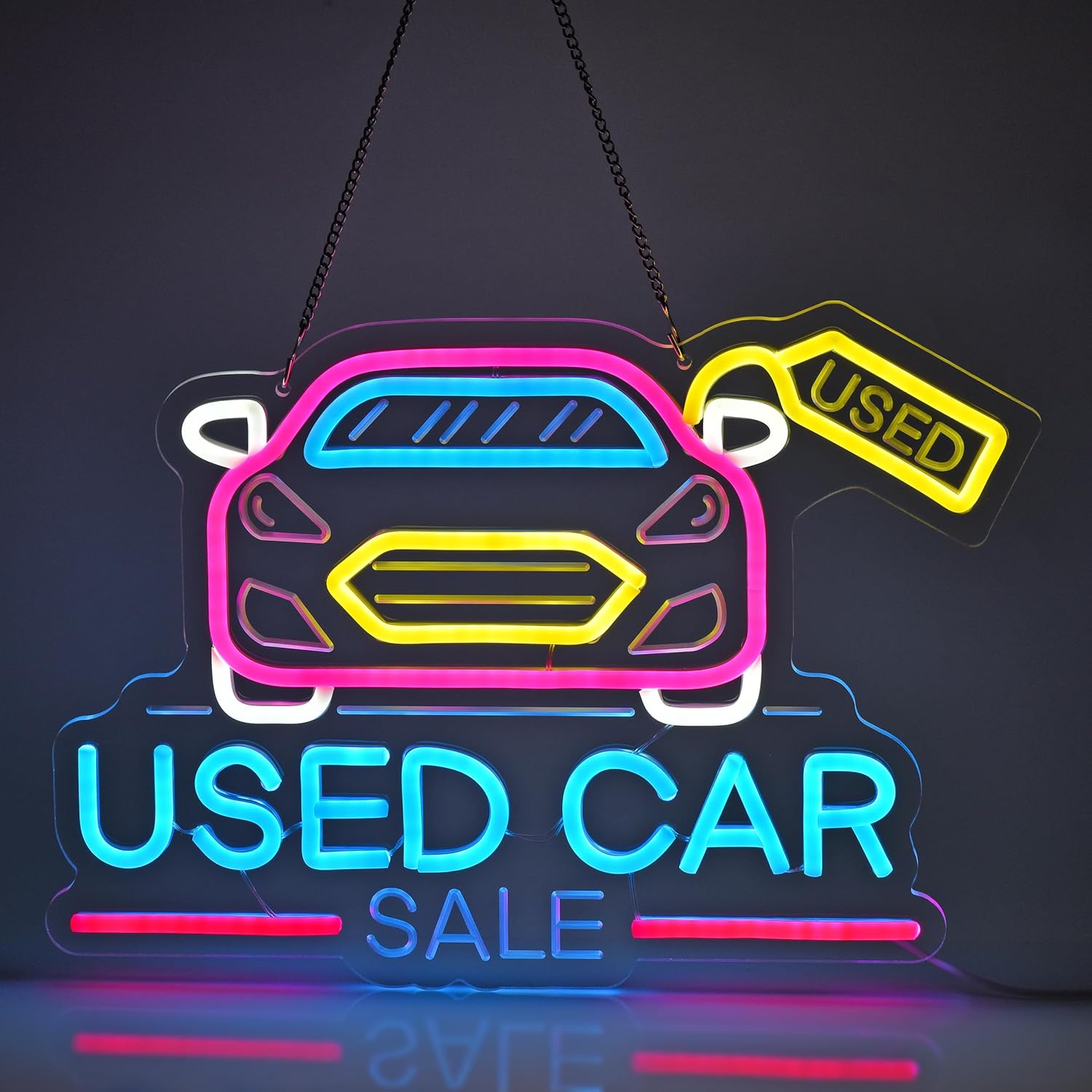Auto Repair Shop For Sale - 중고차 판매 네온사인 USB 전원 LED