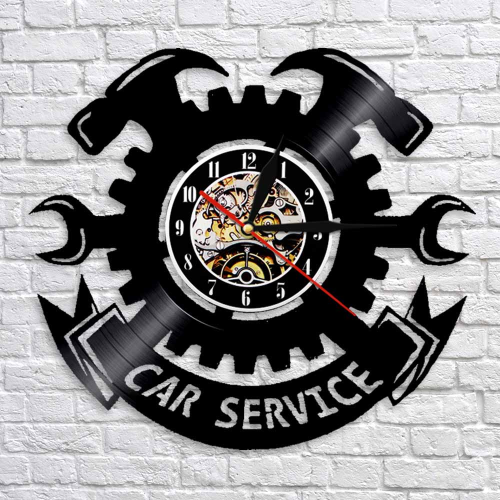 자동차 정비소 벽시계, 모던 디자인 자동차 수리점 비닐 - Auto Repair Shop Design 리뷰 및 가격