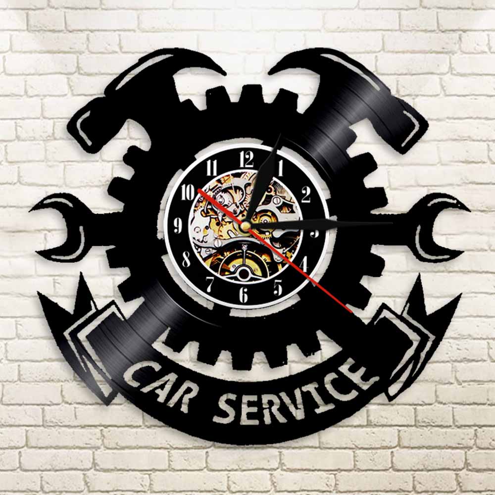 자동차 정비소 벽시계, 모던 디자인 자동차 수리점 비닐 - Auto Repair Shop Design 리뷰 및 가격